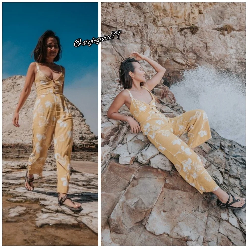 NWT, Anthropologie, Faithfull Gemma Jumpsuit - Picture 5 of 6